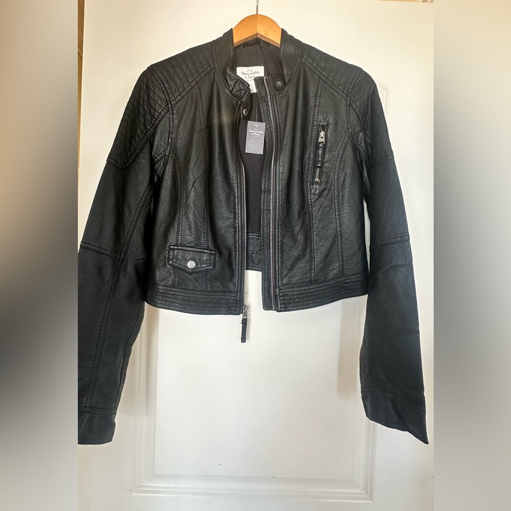Abercrombie & Fitch leather jacket